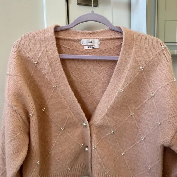 2 Piece Cardigan & Knit Top ❤️ - Wool Blend - Small - Picture 6 of 8